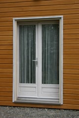 Porte fenêtre bois avant peinture